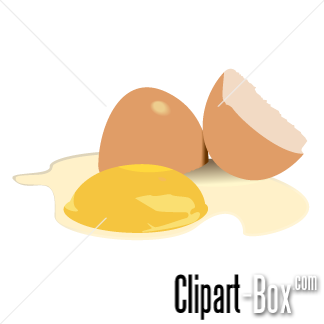 Clipart Broken Egg   Royalty Free Vector Design