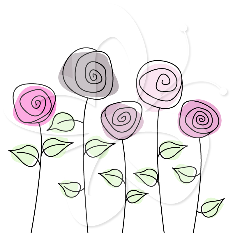 Home   All Clip Art   Wild Roses