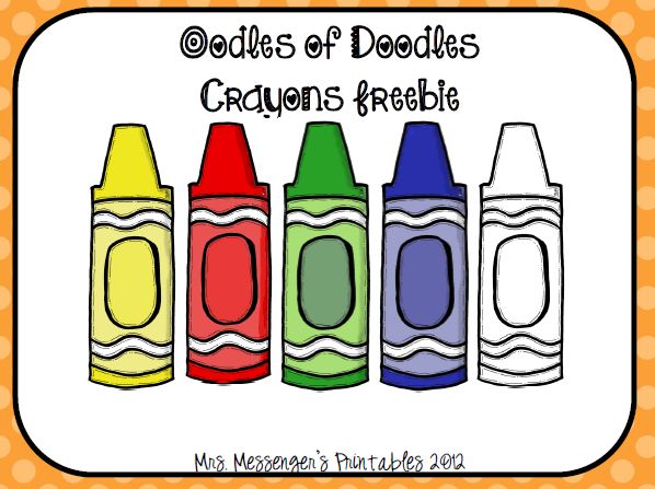 Joy Of Kindergarten  Free Clip Art Crayons