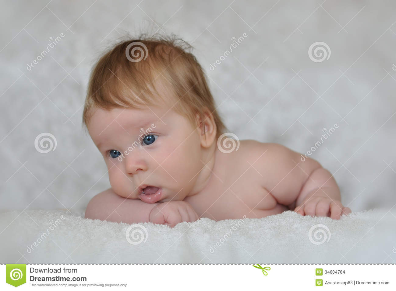 Little Girl Is Tired Of Holding Her Head Stock Images   Image