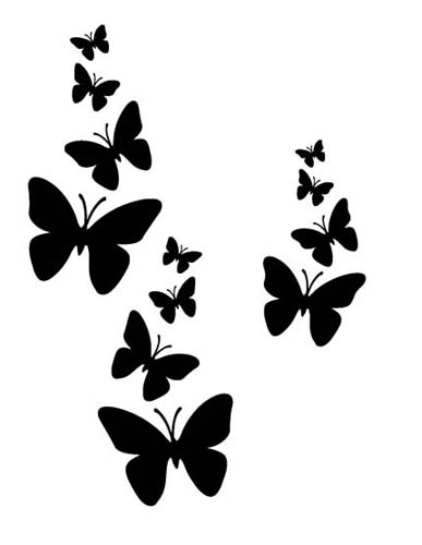 Nak Gambar Rama Burung  Taiplah Stencil Butterfly And Then Google