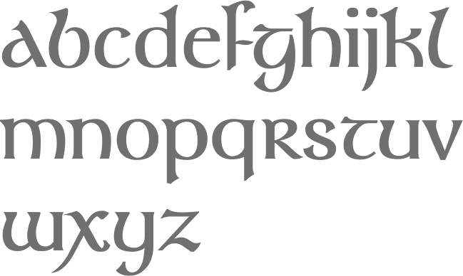 Neat Handwriting Clipart Ef Gandalf  2004 Uncial 