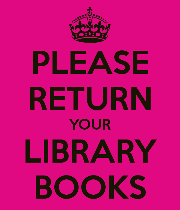 Please Return Your Library Books   Keep Calm And Carry On Image