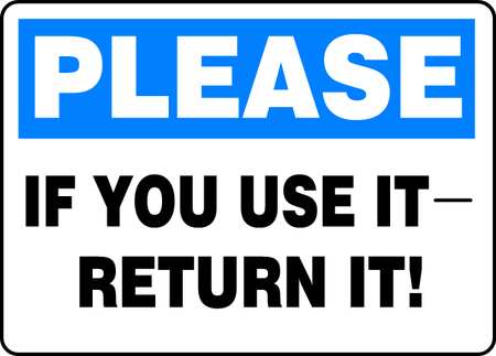 Please Sign And Return Please Return Signs By