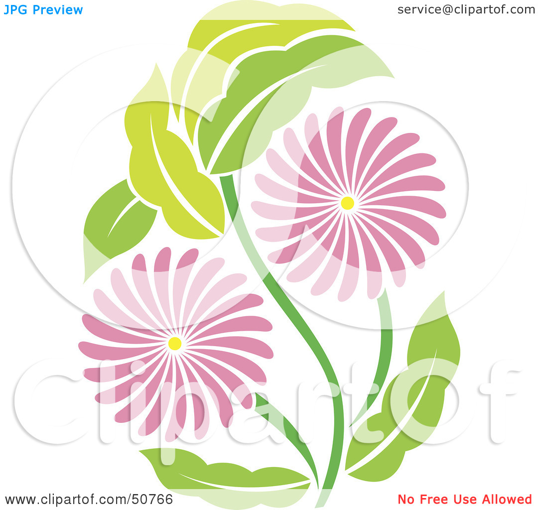 Pretty Design Clipart Of A Pretty Floral Design