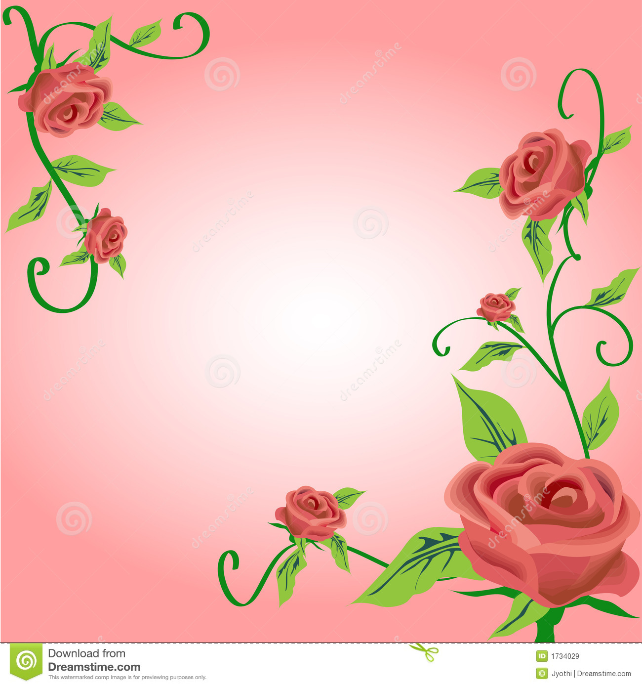 Rose Design Royalty Free Stock Images   Image  1734029