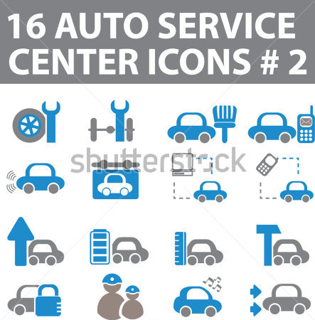 S Mbolos   Iconos De Centro De Servicio De Auto 16   2