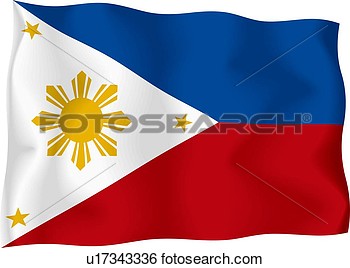 Stock Illustration   Philippines Flag  Fotosearch   Search Clip Art