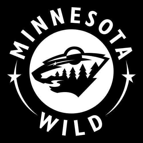 White Minnesota Wild Alternate Logo 2000 01 Present Iron On Sticker