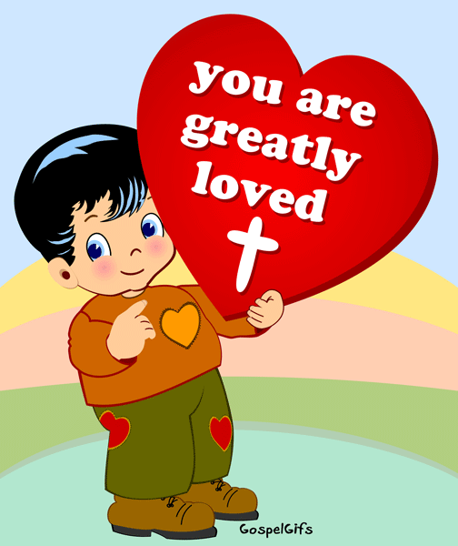 You Are Greatly Loved   Free Christian Valentine Graphic