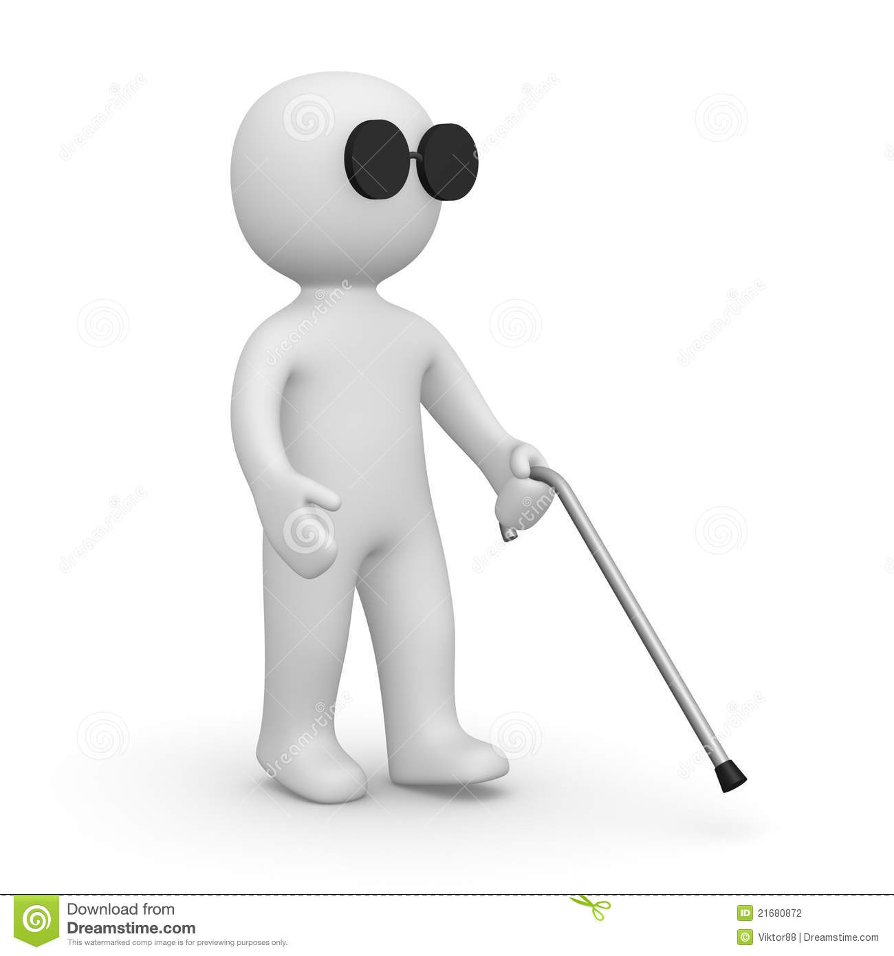 Blind Man Stock Photography   Image  21680872