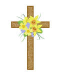 Bloomscelebrationchristiancondolencecrosscrucifixdaffodils