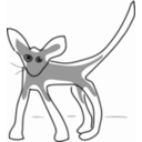 Cat Line Drawing Only Clipart   Royalty Free Public Domain Clipart