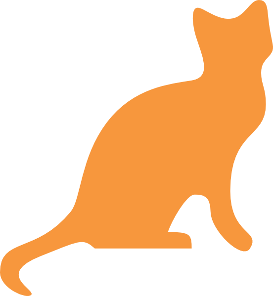 Cat Washing Itself Clip Art Vector Online Royalty Free