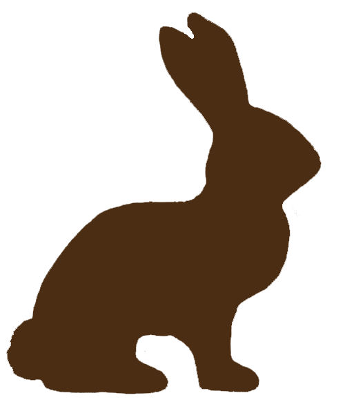 Chocolate Bunny Easter Basket Bunny Rabbit Bunny