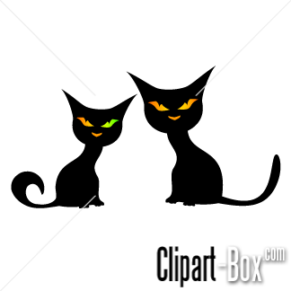 Clipart Black Cats   Royalty Free Vector Design
