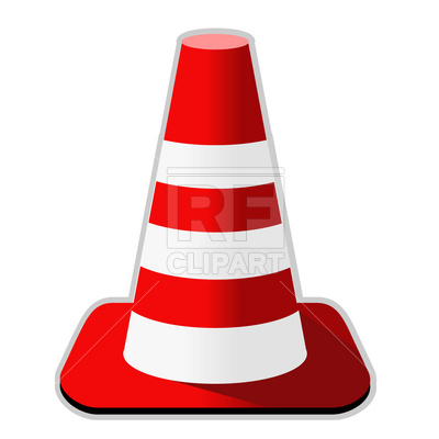 Clipart Catalog   Transportation   Traffic Cone Download Royalty Free