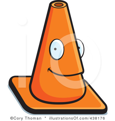 Cone Clipart Royalty Free Traffic Cone Clipart Illustration 438176 Jpg