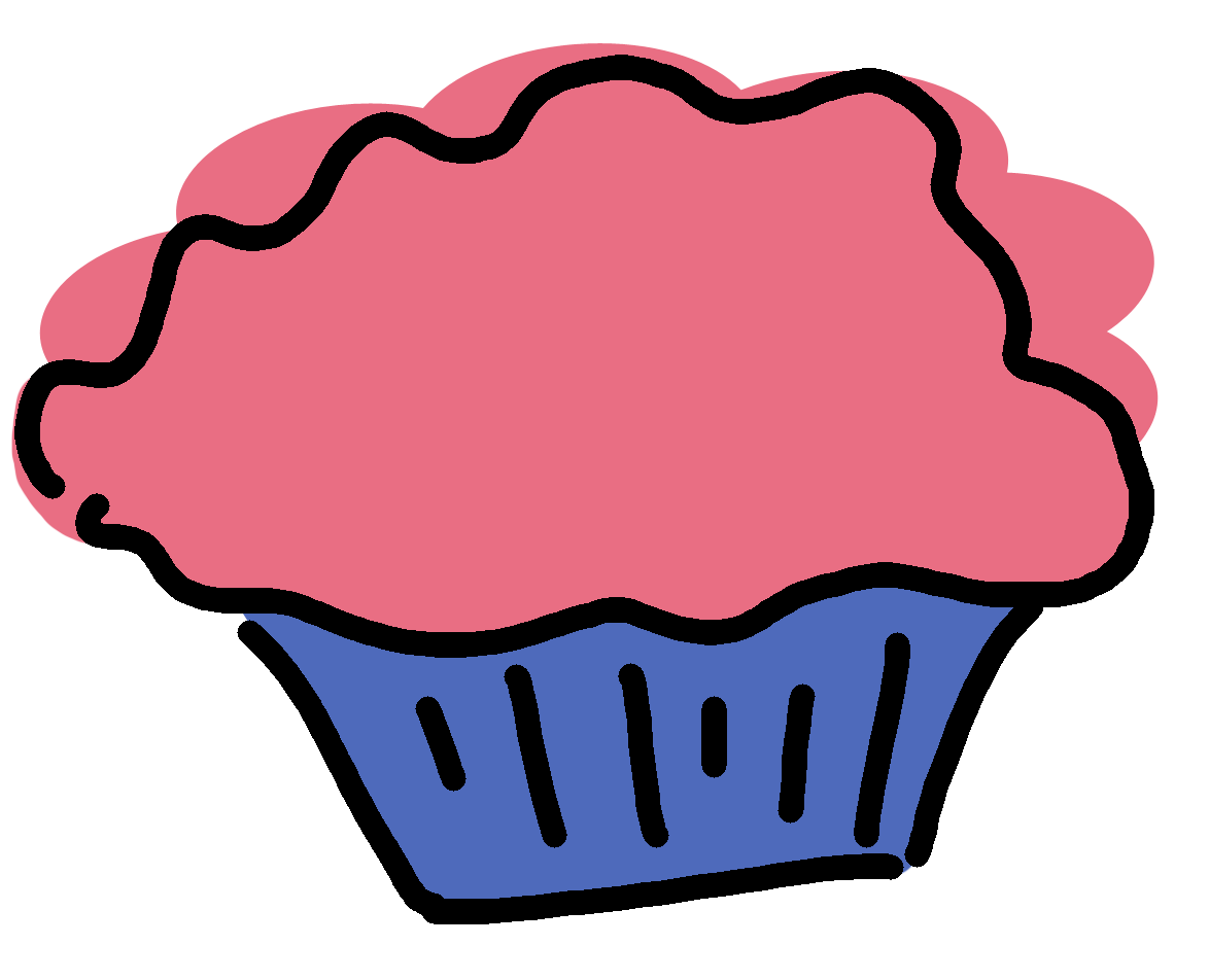 Cupcakes Clip Art Pink Purple Cupcake Clipart Png