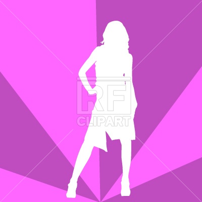 Fashion Show   Model Silhouette Download Free Vector Clipart  Eps
