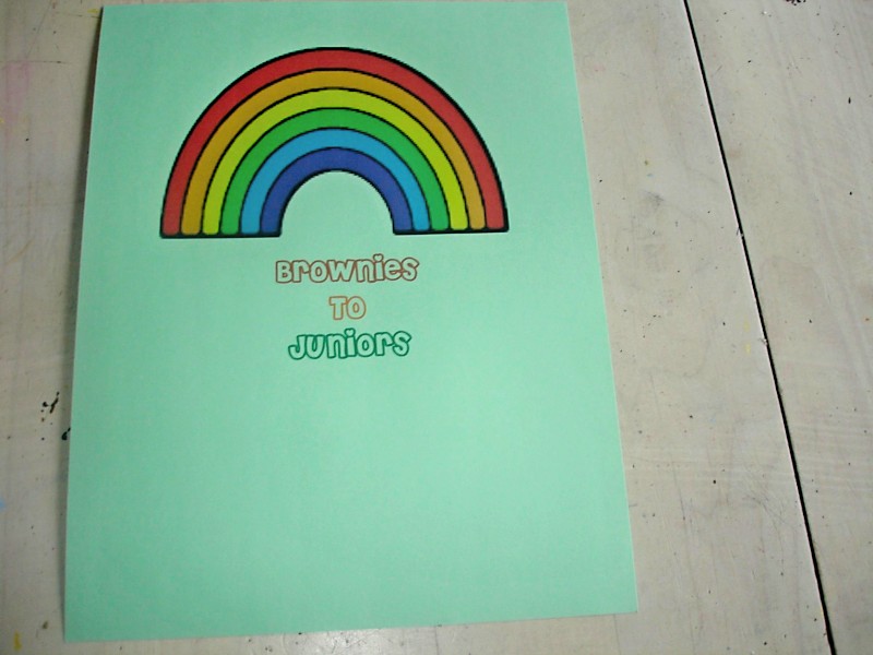 Girl Scout Bridging Clip Art Rainbow