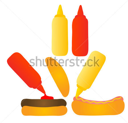 Hamburger And Hot Dog Vector Sketch Arte Vettoriale   Thinkstock