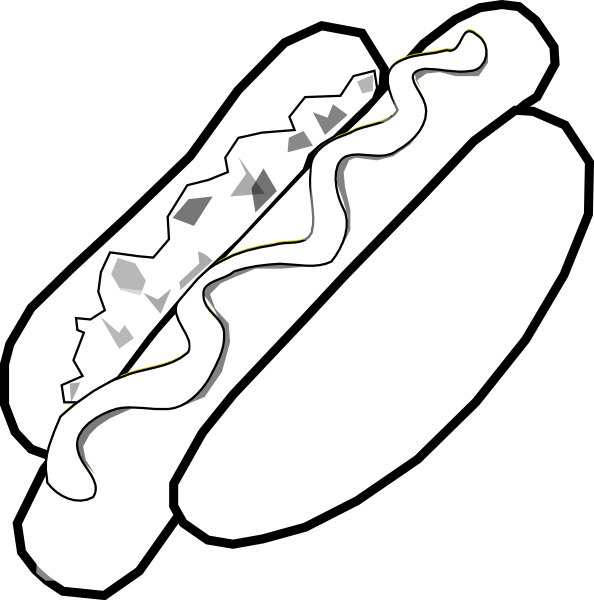 Jumbo Hot Dog Clip Art At Clker Com   Vector Clip Art Online