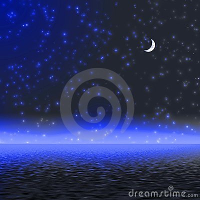 Night  Mystical Moon Light  Royalty Free Stock Photos   Image  385128