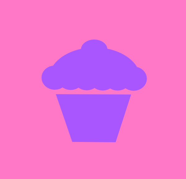 Purple Cupcake Image Clipart Pictures