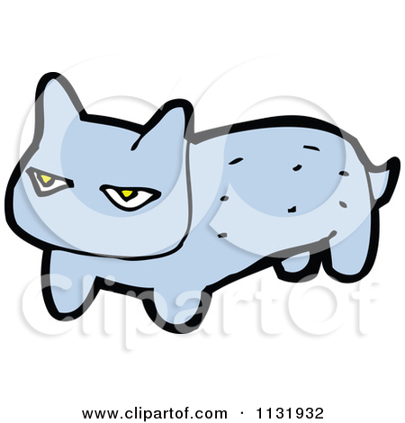 Royalty Free Rf Blue Cat Clipart   Illustrations 1