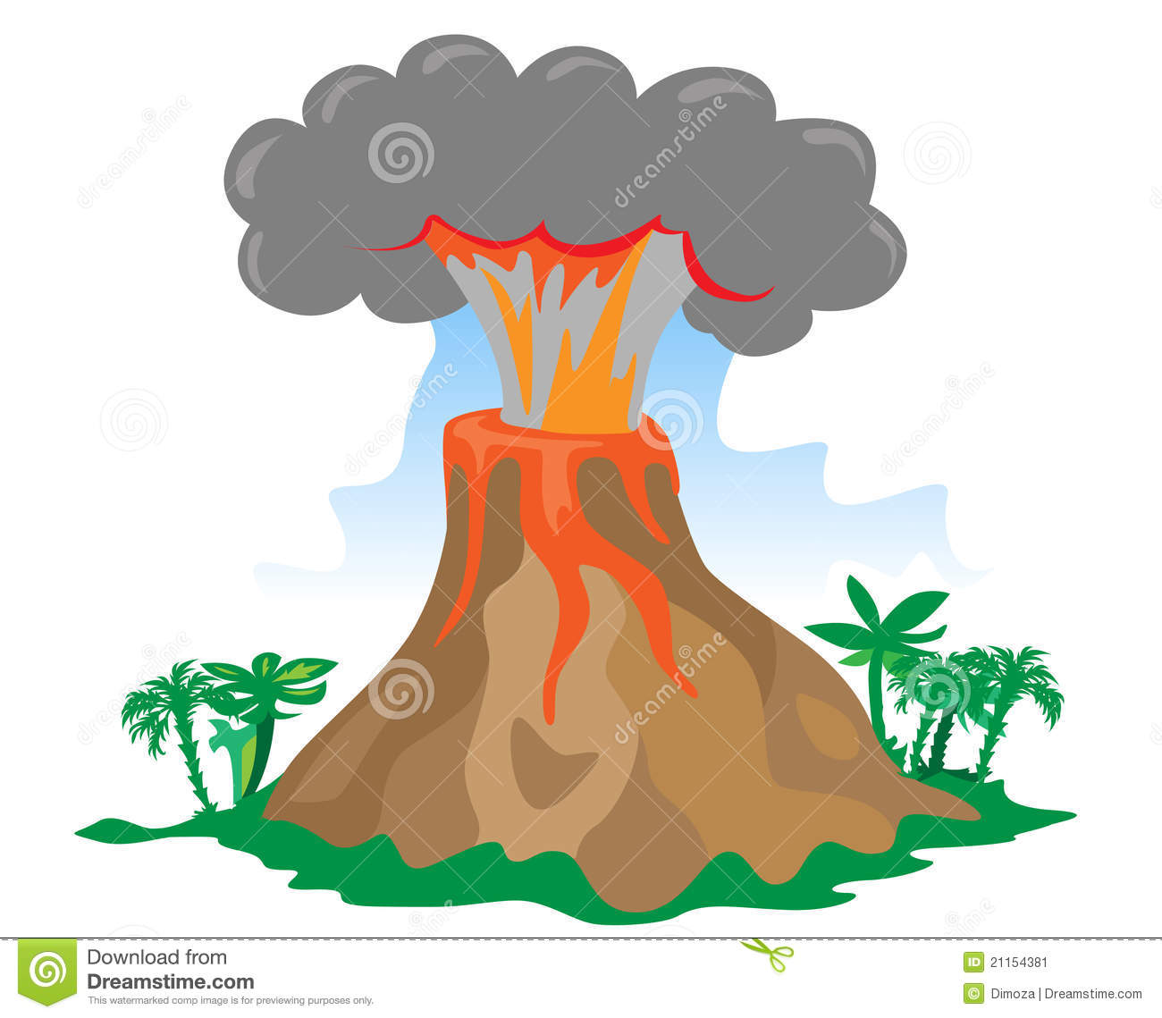 Volcano Clip Art Black And White   Clipart Panda   Free Clipart Images