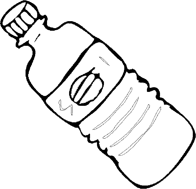 Water Bottle 2 Free Printable Drinks Coloring Pages