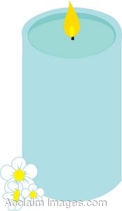 Clip Art Of A Scented Candle