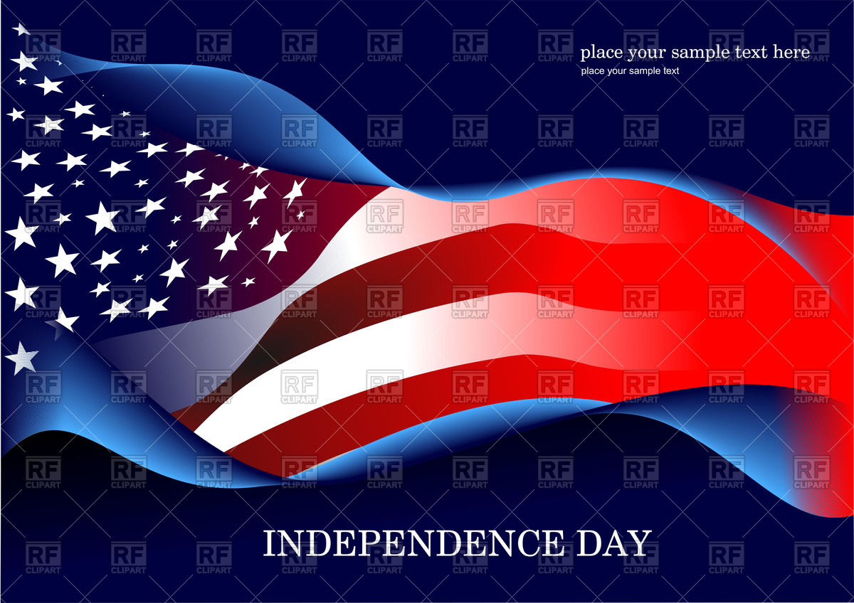Day Background With Wavy Flag Of Us 52464 Download Royalty Free    