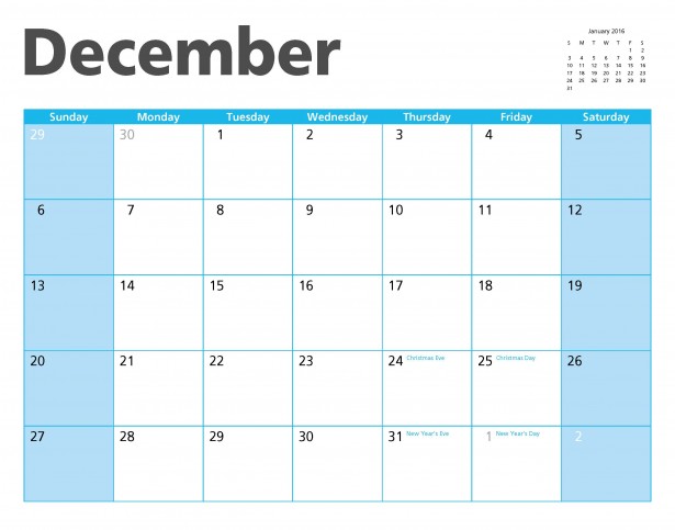 December 2015 Kalender Pagina Gratis Stock Foto   Public Domain    