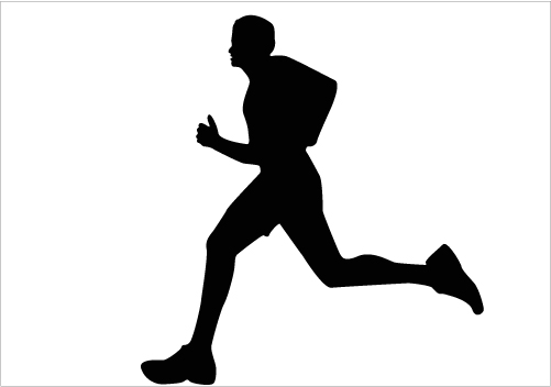 Man Running Silhouette Silhouette Graphics Silhouette Graphics