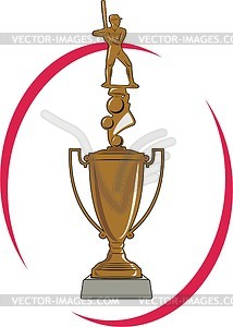 Prize Cup   Vector Clipart