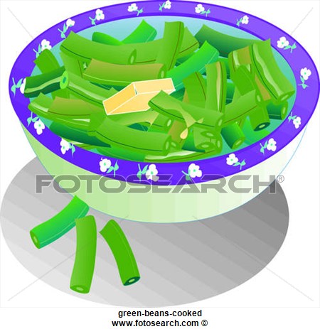 Clipart Of Green Beans   Cooked Green Beans Cooked   Search Clip Art