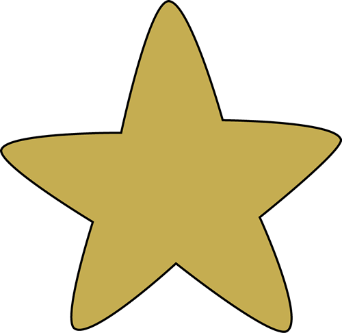 Gold Star Clipart No Background   Clipart Panda Free Clipart Images