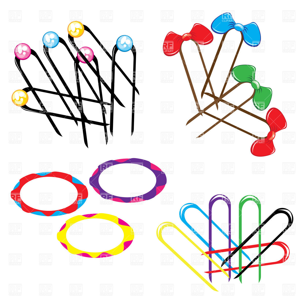 Hair Colorful Accessories   Clipart Panda   Free Clipart Images