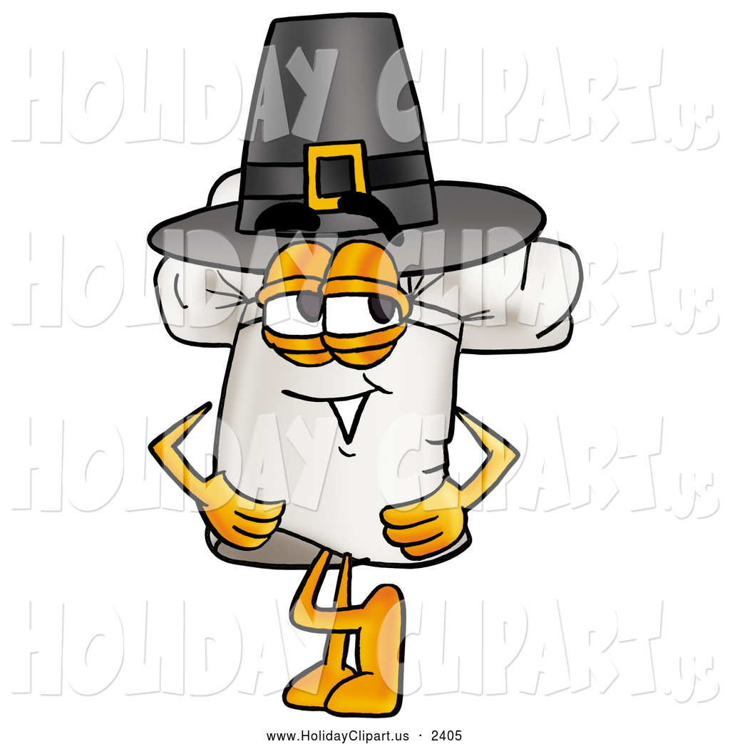 Holiday Clip Art Of A Smiling Chefs Hat Mascot Cartoon Character