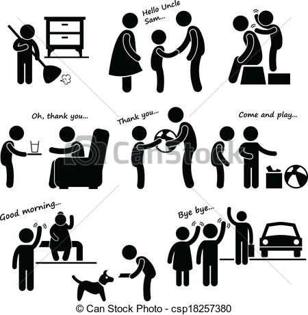 Human Being Clipart A Set Of Human Pictogram