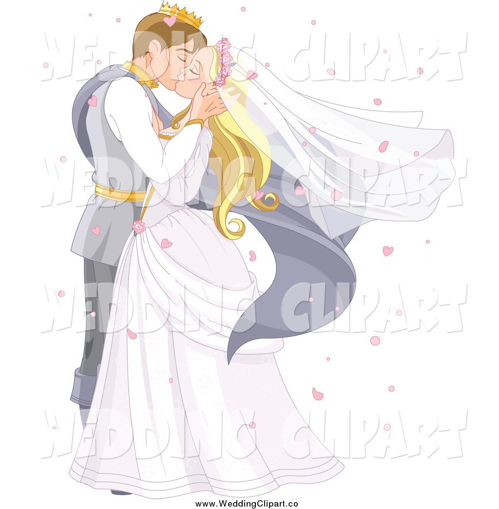Preview  Vector Marriage Clipart Of A Fairy Tale Prince And Princess