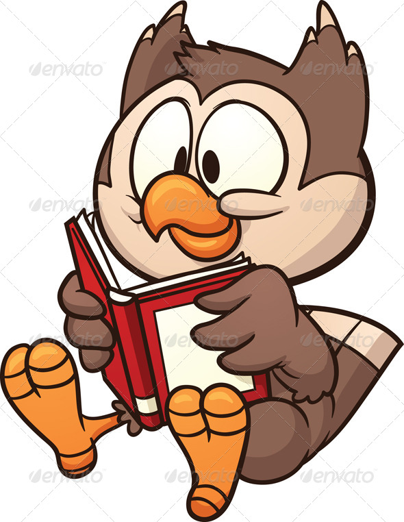 Reading Owl   Animals Characters