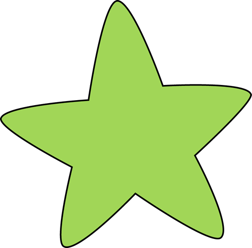 Rounded Star Clip Art Outline Green Rounded Corner Star Png
