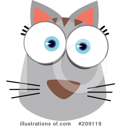 Royalty Free  Rf  Animal Face Clipart Illustration By Qiun   Stock