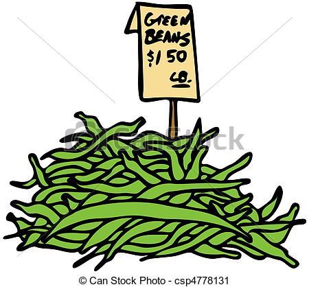 Vector Clip Art Of Green Beans   An Image Of Green Beans Csp4778131