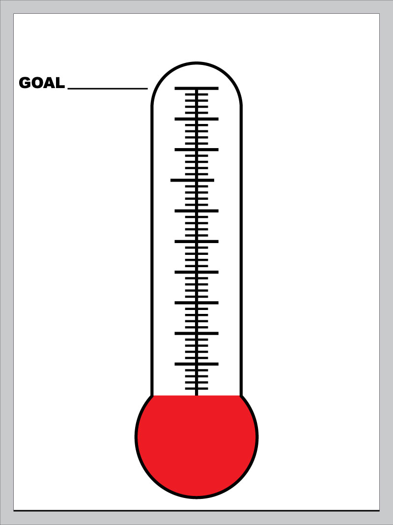 12 Thermometer Fundraising Template Printable Free Cliparts That You    
