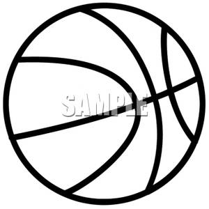 Basketball Clipart Black And White Black And White Basketball 100428