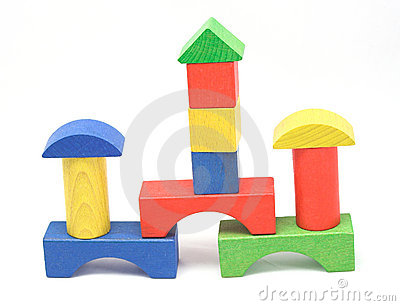 Building Blocks Tower Clipart Wooden Block Towers